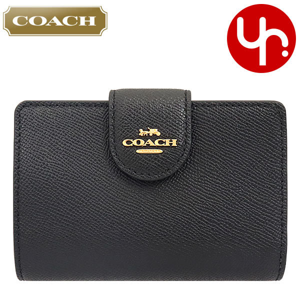 【24時間限定ポイント2％】コーチ COACH 財布 二つ折り財布 F06390 6390 ラグジュ...