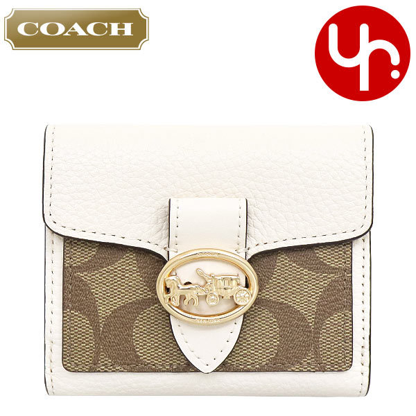 コーチ COACH 財布 二つ折り財布 F07250 7250 シグネチャー PVC レザー ジョー...