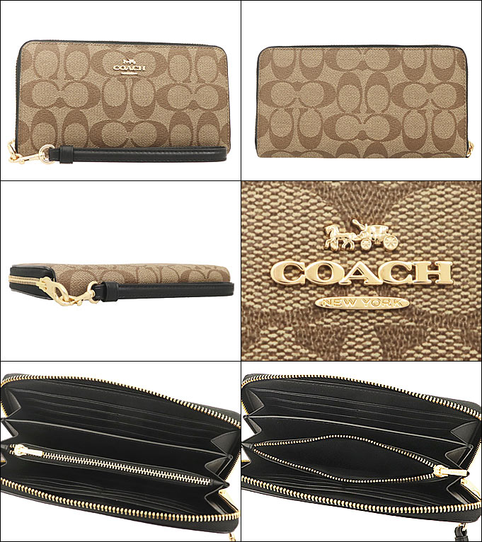COACH 財布 コーチ 長財布 シグネチャー ロング ジップ
