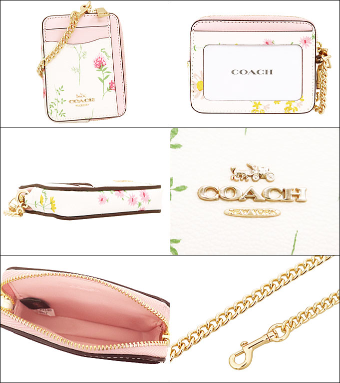 COACH コーチ 財布 コインケース FC3057 C3057 チョークマルチ