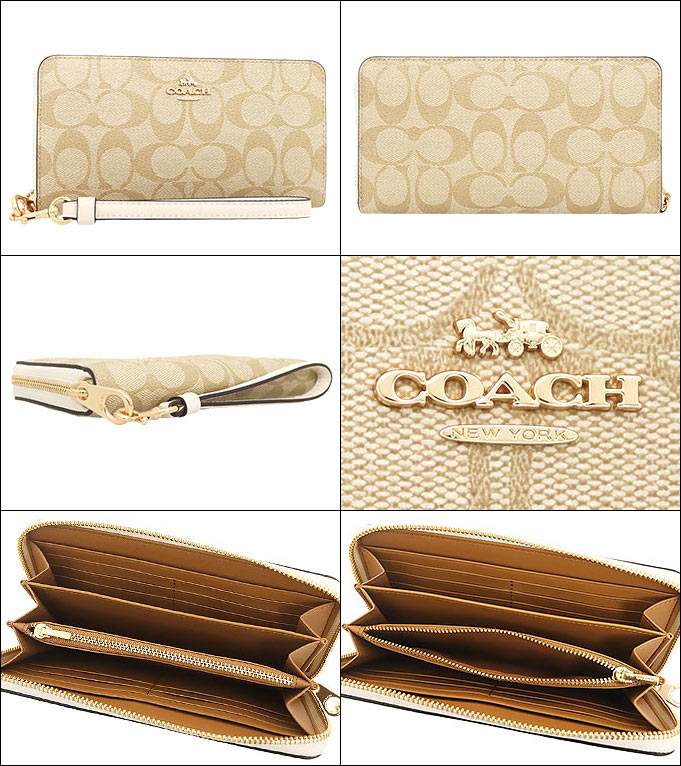 初売りポイント2％】コーチ COACH 財布 長財布 FC4452 C4452 ライト