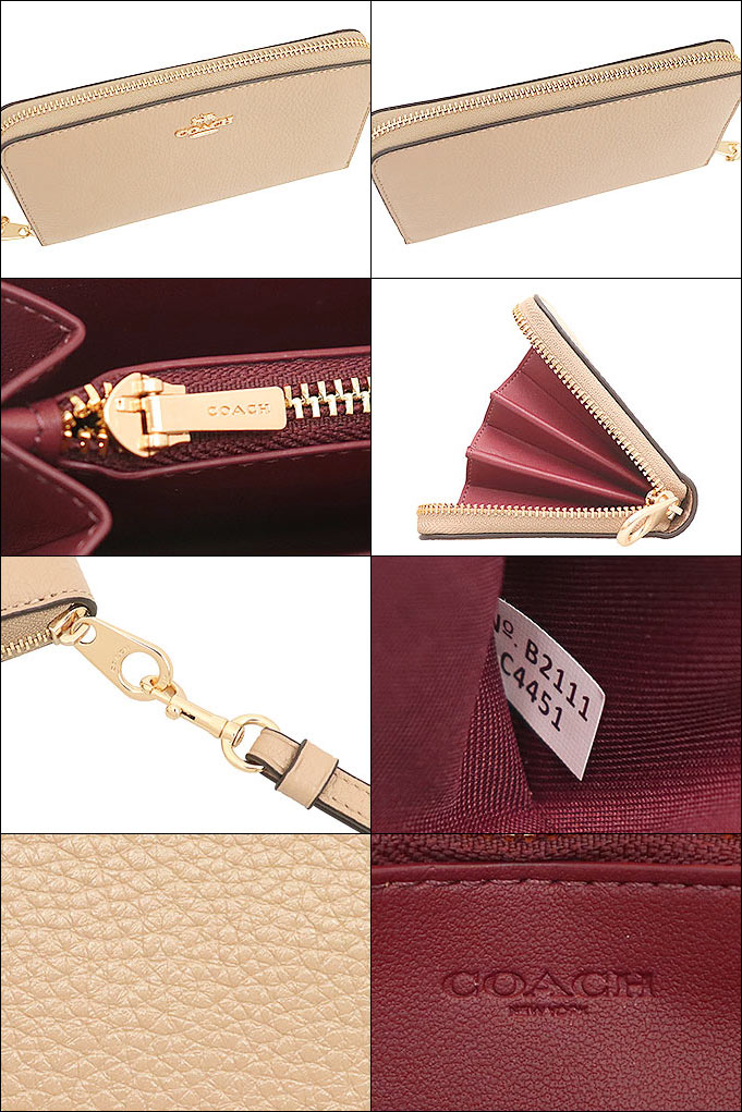48時間限定ポイント5％】コーチ COACH 財布 長財布 FC4451 C4451 