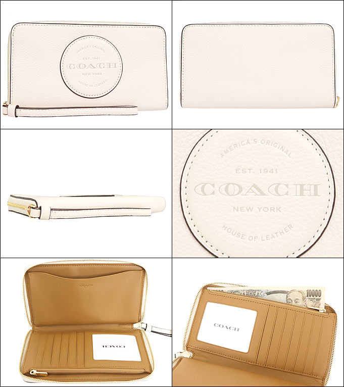 24時間限定ポイント10％】コーチ COACH 財布 二つ折り財布 FC4111 C4111 チョーク ペブルド レザー COACH ロゴ パッチ  デンプシー ラ アウトレット レディース :co-ko210720-6:インポートコレクションYR - 通販 - Yahoo!ショッピング