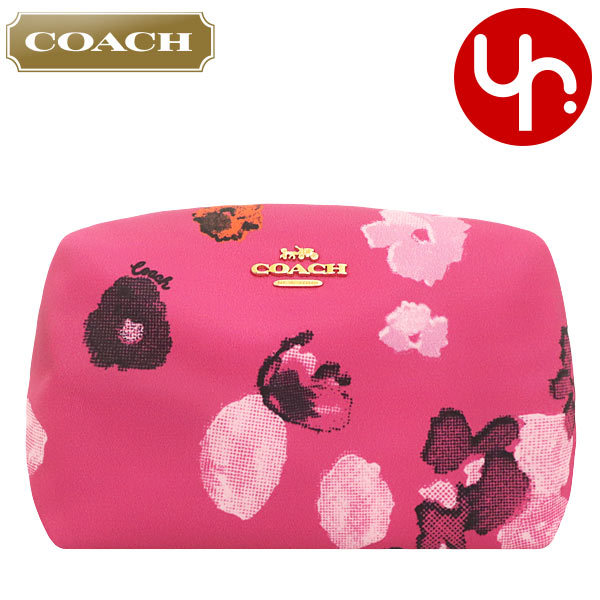 Yahoo! Yahoo!ショッピング(ヤフー ショッピング)コーチ COACH 小物 ポーチ FC5582 C5582 コンフェティピンクマルチ ハーフトーン フローラル プリント リサイクル ナイロン アウトレット レディース