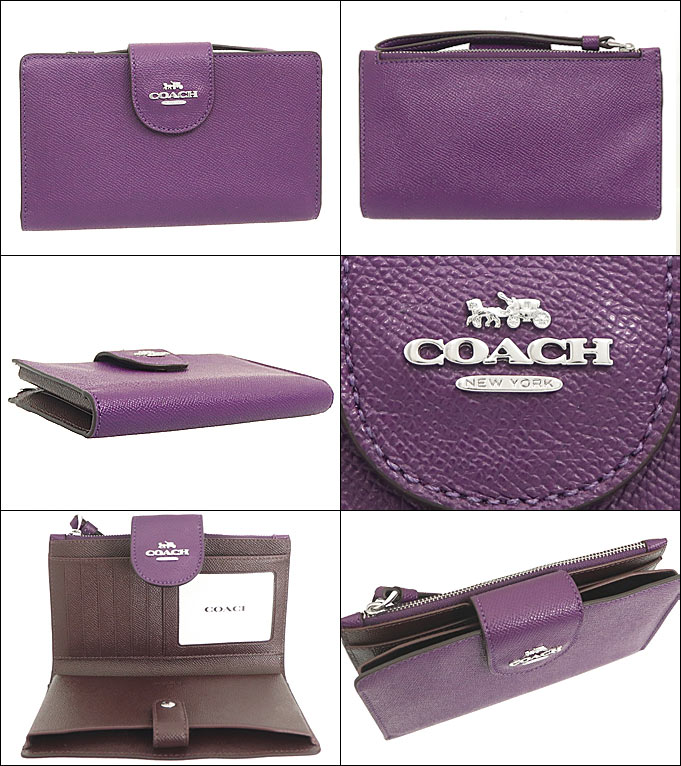 コーチ COACH 財布 長財布 FC2869 C2869 ダークアメジスト