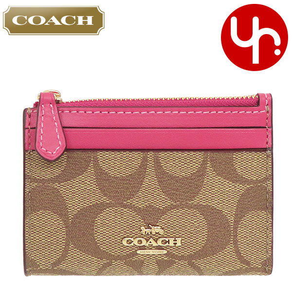 コーチ COACH 財布 コインケース F88208 88208 カーキ×ストロベリーヘイズ シグネチャー ミニ ID キーリング スキニー 2  アウトレット レディース : co-ko211119-1 : インポートコレクションYR - 通販 - Yahoo!ショッピング