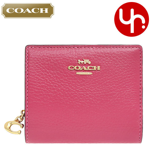 COACH コーチ 財布 二つ折り財布 FC2862 C2862 ストロベリー