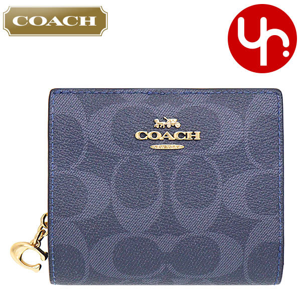 【24時間限定ポイント2％】コーチ COACH 財布 二つ折り財布 FC3309 C3309 シグネチャー PVC レザー C チャーム スナップ ジップ ウォレ アウトレット レディース｜import-collection-yr｜07