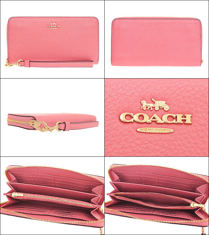 14時間限定ポイント10％】コーチ COACH 財布 長財布 FC4451 C4451 タフィー ラグジュアリー ペブルド レザー ジップ アラウンド  ウォ アウトレット レディース :co-ko220318-6:インポートコレクションYR - 通販 - Yahoo!ショッピング