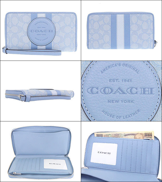 コーチ COACH 財布 二つ折り財布 FC9073 C9073 マーブルブルー