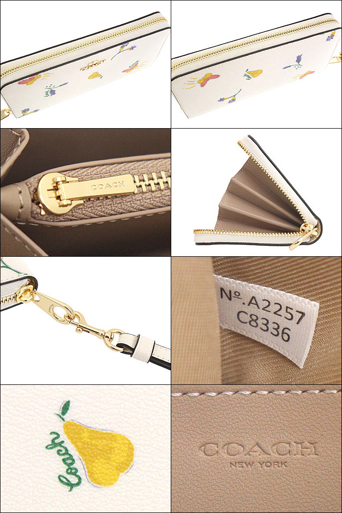 COACH コーチ ドリーミーベジープリント ホワイト 長財布 コーチ COACH 長財布 C8660IMCAH （ホワイト） - ファッション