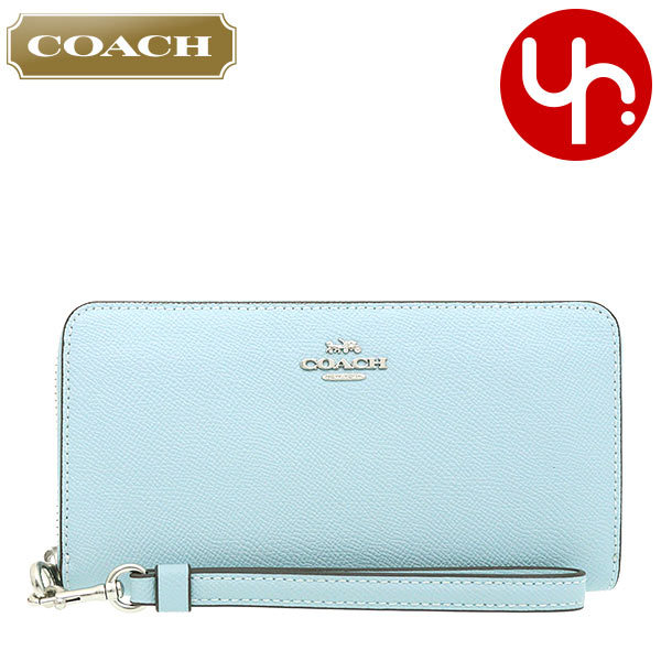 コーチ COACH 財布 長財布 FC3441 C3441 クロスグレーン レザー ロング ジップ アラウンド ウォレット （ストラップ付き） アウトレット  レディース :me-co-ko210426-11:インポートコレクションYR - 通販 - Yahoo!ショッピング