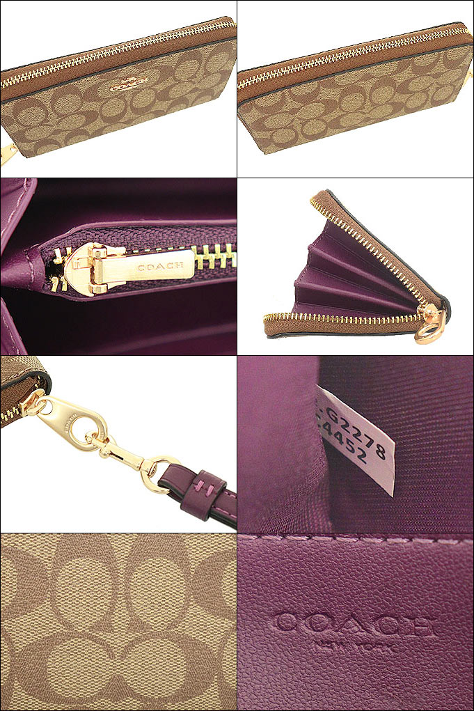 COACH コーチ 財布 長財布 FC4452 C4452 ブラックスモーク