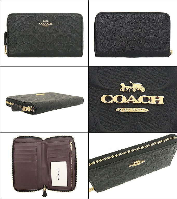 コーチ COACH 財布 二つ折り財布 FCC942 CC942 ブラック