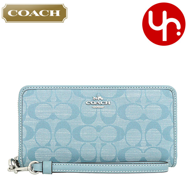 コーチ COACH 財布 長財布 FCH369 CH369 シャンブレー シグネチャー ロング ジップ アラウンド ウォレット アウトレット レディース｜import-collection-yr｜04