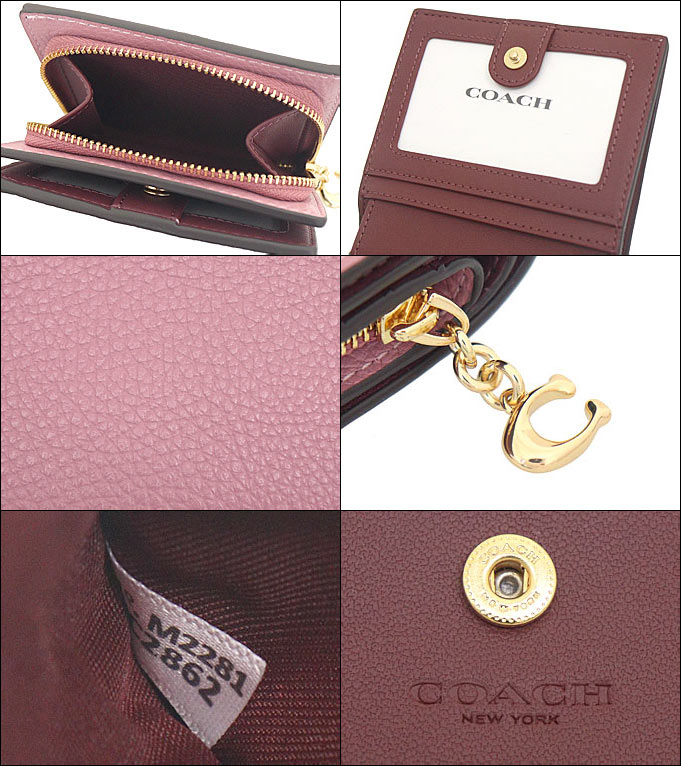 コーチ COACH 財布 二つ折り財布 FC2862 C2862 トゥルーピンク