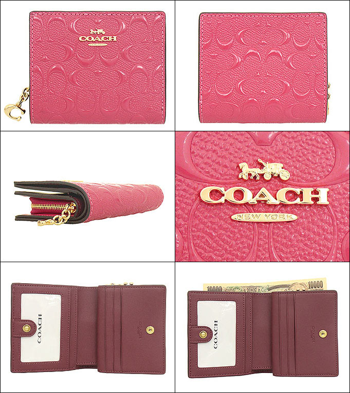 コーチ COACH 財布 二つ折り財布 FCH594 CH594 ストロベリーヘイズ デボスド シグネチャー パテント レザー C チャーム ウォレット  アウトレット レディース : co-ko230331-10 : インポートコレクションYR - 通販 - Yahoo!ショッピング