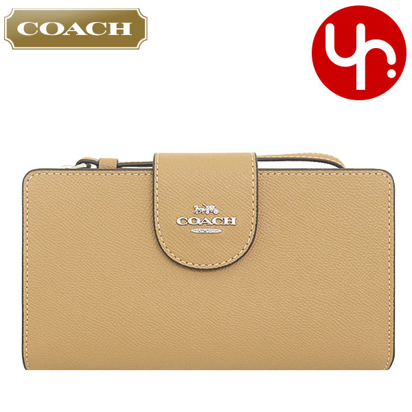 【48時間限定ポイント2％】コーチ COACH 財布 長財布 FC2869 C2869 ラグジュアリー クロスグレーン レザー テック ウォレット  アウトレット レディース