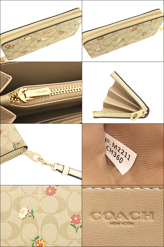 72時間限定ポイント2％】コーチ COACH 財布 長財布 FCH360 CH360 ライトカーキマルチ ラグジュアリー シグネチャー ノスタルジック  アウトレット レディース :co-ko230407-11:インポートコレクションYR 通販 