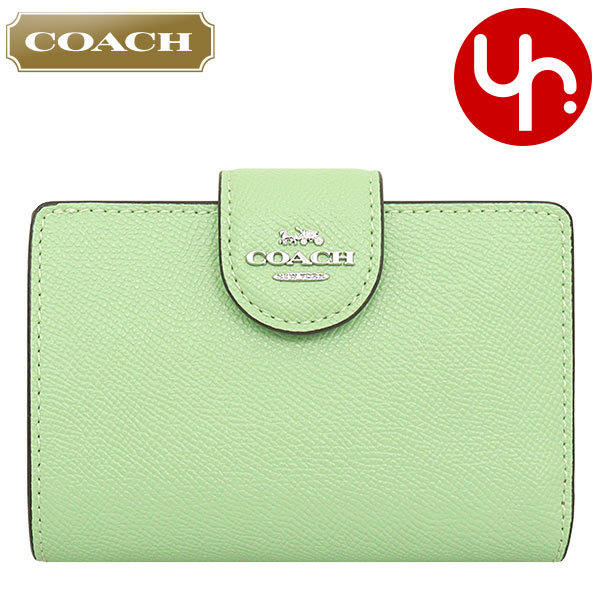 コーチ COACH 財布 二つ折り財布 F06390 6390 ラグジュアリー クロス