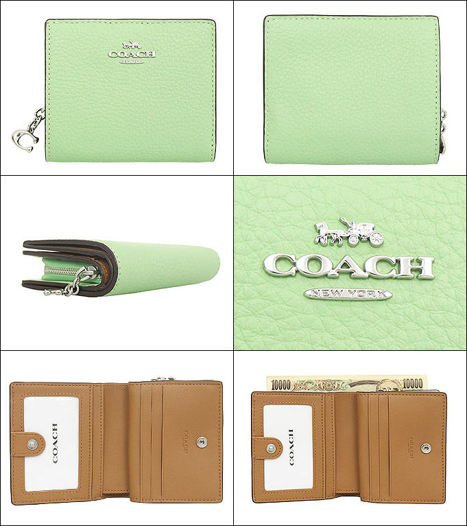 COACH コーチ 財布 二つ折り財布 FC2862 C2862 ペールピスタチオ