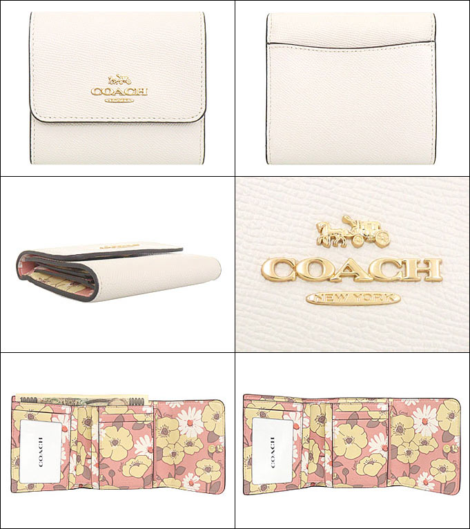 コーチ COACH 財布 三つ折り財布 FCH604 CH604 チョークマルチ クロス