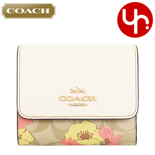 コーチ COACH 財布 三つ折り財布 FCH719 CH719 ライトカーキマルチ