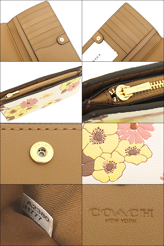 コーチ COACH 財布 長財布 FCH777 CH777 チョークマルチ フローラル