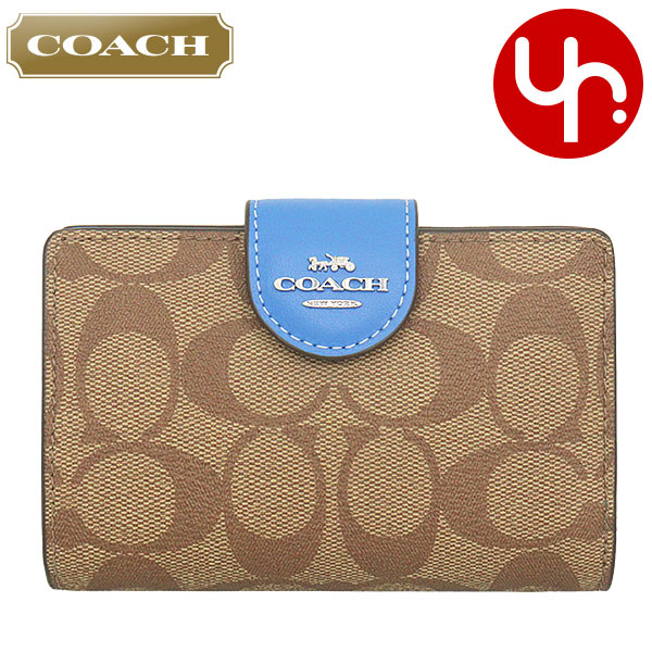 コーチ COACH 財布 二つ折り財布 FC0082 C0082 シグネチャー PVC レザー ミディアム コーナー ジップ ウォレット アウトレット レディース｜import-collection-yr｜14