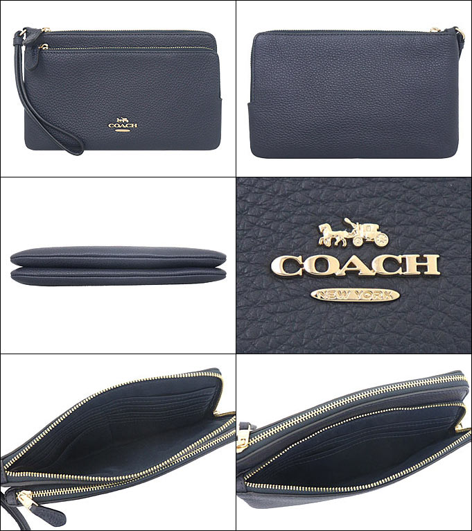 コーチ COACH 財布 長財布 FC5610 C5610 ミッドナイト ラグジュアリー ペブルド レザー ダブル ジップ ウォレット アウトレット  レディース : co-ko230804-2 : インポートコレクションYR - 通販 - Yahoo!ショッピング