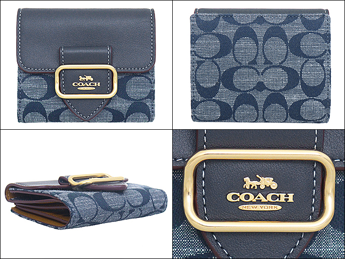 コーチ COACH 財布 二つ折り財布 FCH151 CH151 デニムマルチ シグネチャー シャンブレー モーガン スモール ウォレット  アウトレット レディース : co-ko230804-3 : インポートコレクションYR - 通販 - Yahoo!ショッピング