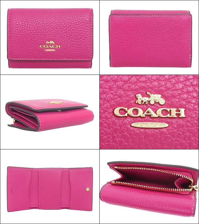 コーチ COACH 財布 三つ折り財布 FCM238 CM238 セリース スムース