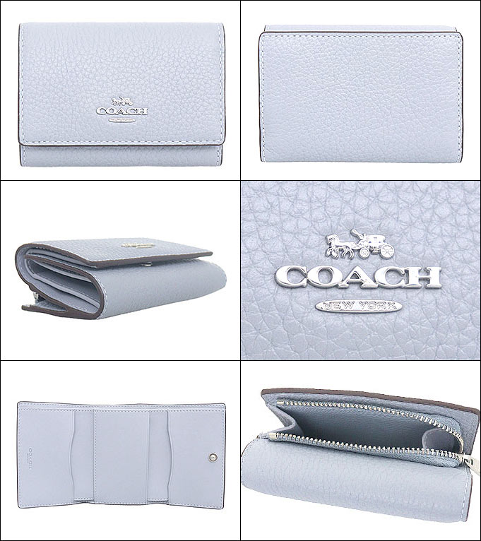 コーチ COACH 財布 三つ折り財布 FCM238 CM238 グレーミスト スムース