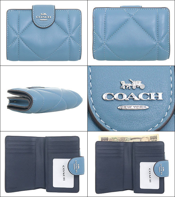 コーチ COACH 財布 二つ折り財布 FCM997 CM997 ライトミスト パフィ