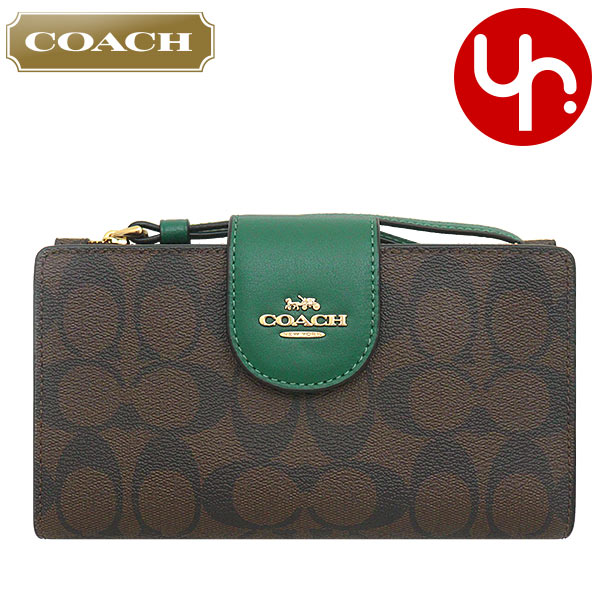 コーチ COACH 財布 長財布 FC2874 C2874 ラグジュアリー カラーブロック シグネチャー テック ウォレット アウトレット レディース