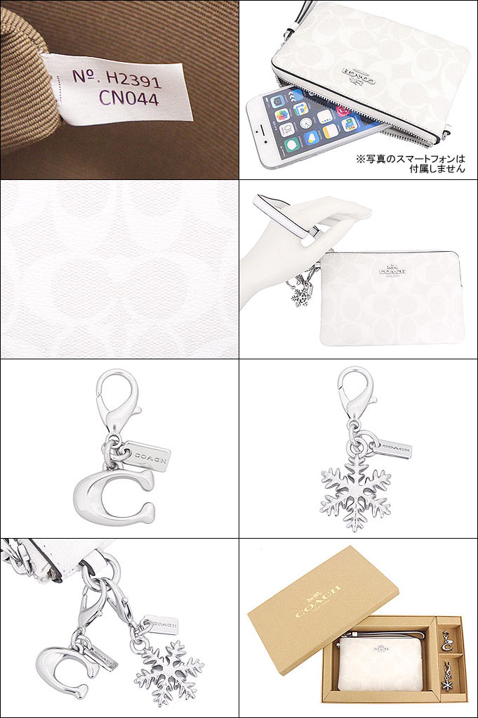 COACH コーチ 小物 ポーチ FCN044 CN044 チョーク×グレイシャー