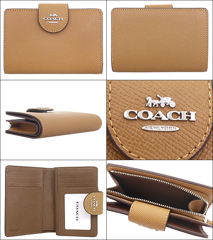 COACH コーチ 財布 二つ折り財布 F06390 6390 トープ