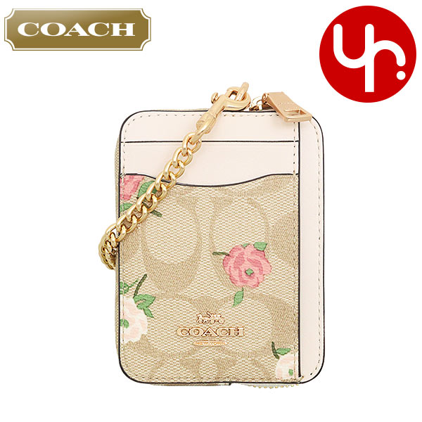 COACH コーチ 財布 コインケース FCR971 CR971 ライトカーキ