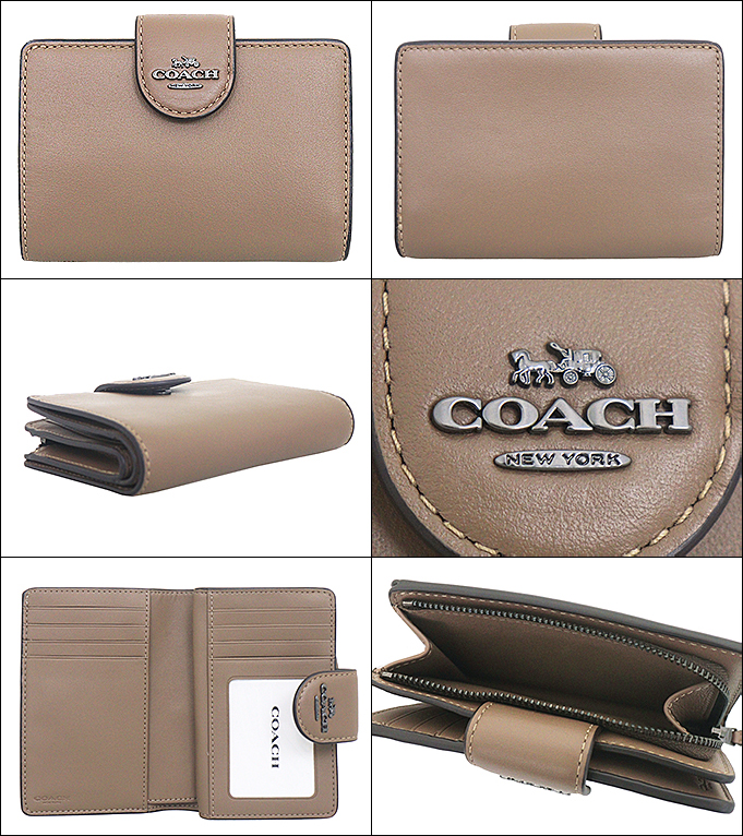 48時間限定ポイント2％】コーチ COACH 財布 二つ折り財布 FCR791 CR791 ダークストーン リファインド カーフ レザー ミディアム  アウトレット レディース : co-ko240705-7 : インポートコレクションYR - 通販 - Yahoo!ショッピング