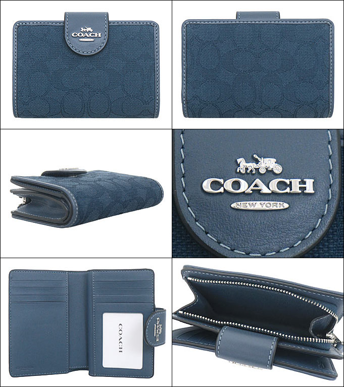 48時間限定ポイント3％】コーチ COACH 財布 二つ折り財布 FCU402 CU402 デニム×ダークデニム シグネチャー ジャカード レザー  アウトレット レディース : co-ko240802-9 : インポートコレクションYR - 通販 - Yahoo!ショッピング