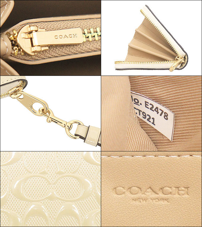COACH コーチ　長財布　新品 COACH コーチ 財布 長財布 FCT921 CT921 チョーク シグネチャー