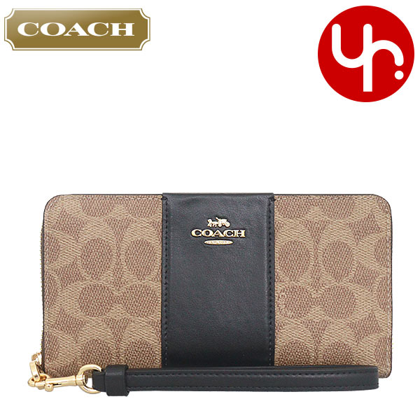 24時間限定ポイント5％】コーチ COACH 財布 長財布 FCW947 CW947 タン×ブラック シグネチャー キャンバス レザー ロング ジッ  アウトレット レディース : co-ko241025-3 : インポートコレクションYR - 通販 - Yahoo!ショッピング