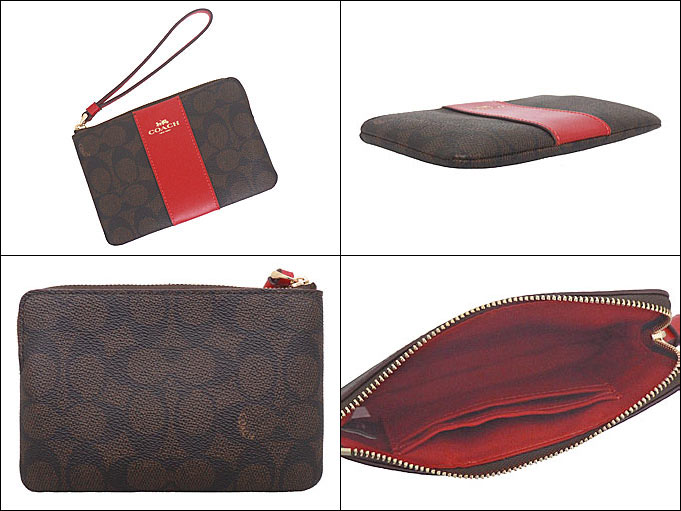超人気の雑貨店 COACH ウォルナット×ボールド CW854 FCW854 ポーチ 小物 コーチ バッグ・財布