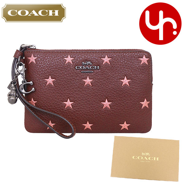 Yahoo! Yahoo!ショッピング(ヤフー ショッピング)コーチ COACH 小物 ポーチ FCX174 CX174 メルローマルチ スター プリント レザー リストレット チャーム 3点セット （ボックス付き） アウトレット レディース