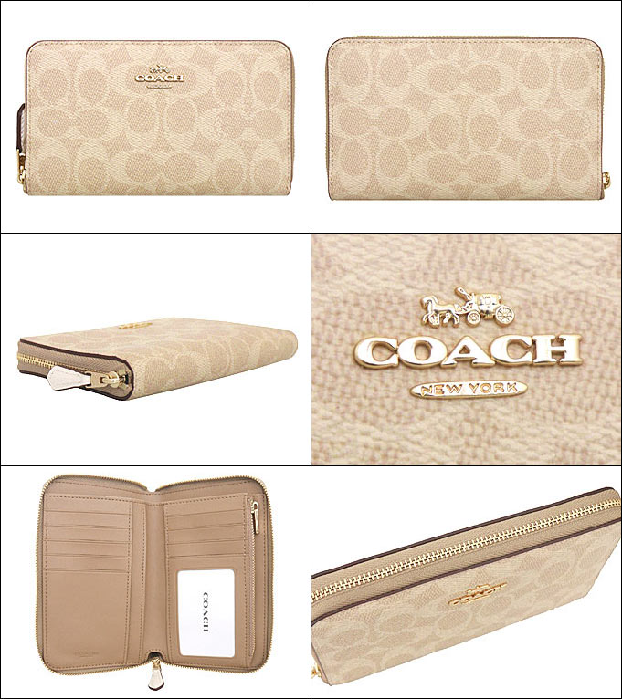 COACH コーチ 財布 レディース 2つ折り 折財布 コンパクト