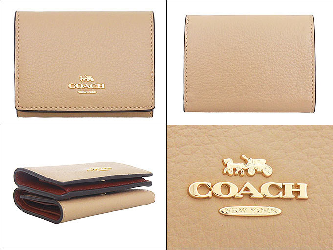 COACH コーチ 財布 三つ折り財布 F88666 88666 トープ オリガミ