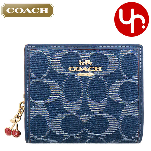 COACH コーチ 財布 二つ折り財布 FCAA86 CAA86 デニム