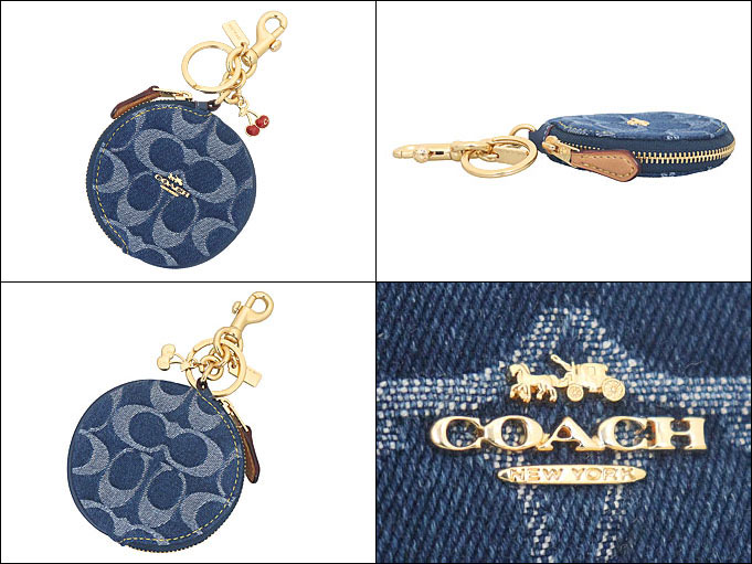 COACH コーチ 財布 コインケース FCZ256 CZ256 デニム