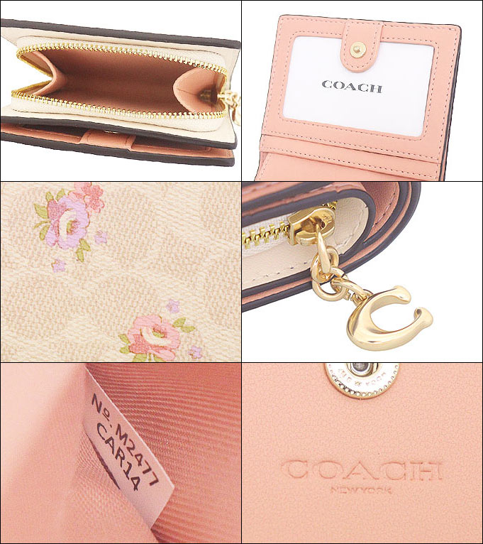 COACH コーチ 財布 二つ折り財布 FCAR14 CAR14 サンドマルチ