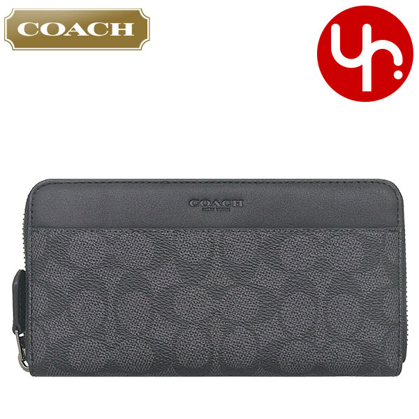【国内発】コーチ CY405 長財布 COACH コーチ 財布 長財布 FCY405 CY405 チャコール×ブラック
